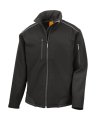 Heren Softshell Jas Result R124X Black-Black